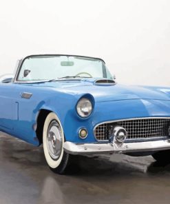 Blue 1956 Thunderbird Car Paint By Numbers