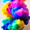 Colorful Smoke Art Paint By Numbers