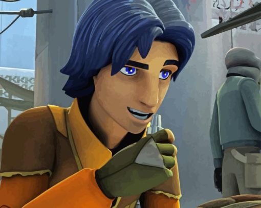 Ezra Star Wars Character Paint By Numbers