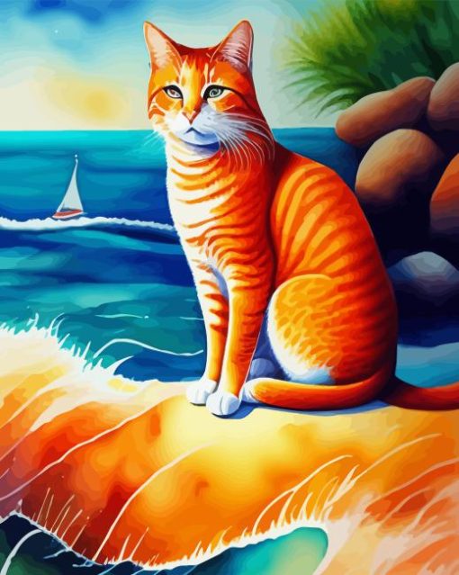 Ginger Cat Paint By Numbers