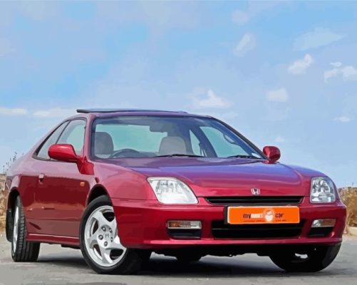 Honda Prelude Paint By Numbers