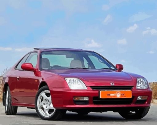 Honda Prelude Paint By Numbers