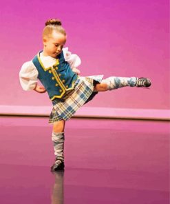 Little Highland Dancer Paint By Numbers