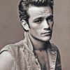 Monochrome Luke Perry Paint By Numbers