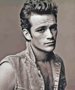 Monochrome Luke Perry Paint By Numbers