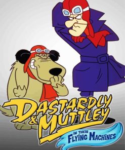 Muttley And Dastardly Paint By Numbers