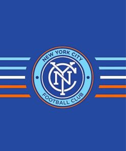 New York City Fc Club Logo Paint By Numbers