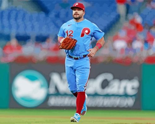 Phillies Baseball Team Player Paint By Numbers