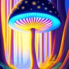 Psychedelic Mushroom Art Paint By Numbers