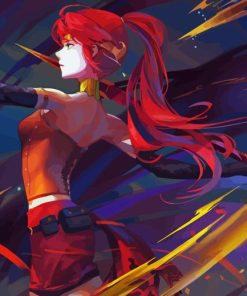 Pyrrha Nikos Rwby Anime Paint By Numbers