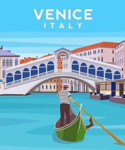 Rialto Venice Poster Paint By Numbers