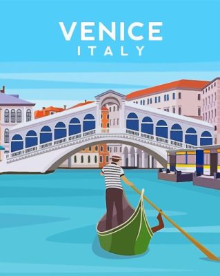 Rialto Venice Poster Paint By Numbers