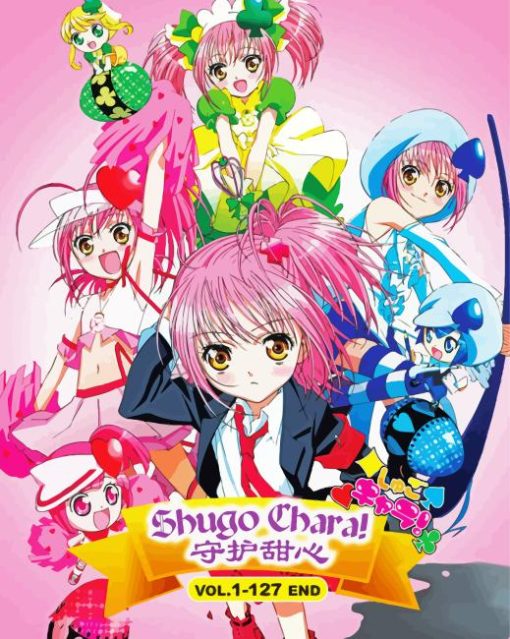 Shugo Chara Manga Poster Paint By Numbers