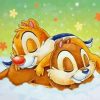 Sleepy Chip N Dale Paint By Numbers