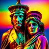 Statue Of Liberty Couple Paint By Numbers