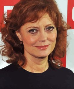 The Actress Susan Sarandon Paint By Numbers