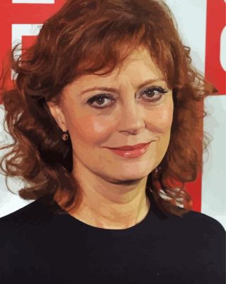 The Actress Susan Sarandon Paint By Numbers