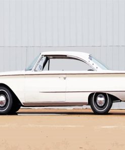 White Ford Starliner Paint By Numbers