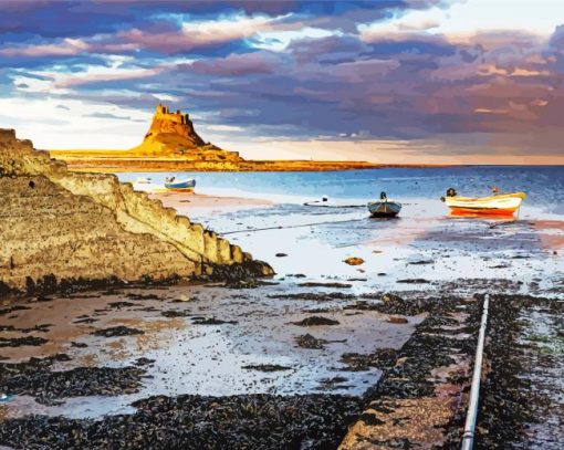 Holy Island Lindisfarne England Paint By Numbers