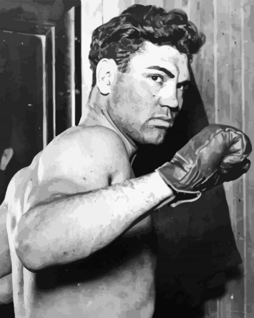 Jack Dempsey Boxer Paint By Numbers