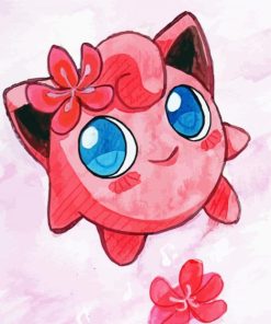 Jigglypuff Species Art Paint By Numbers