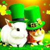 Leprechaun Rabbits Paint By Numbers