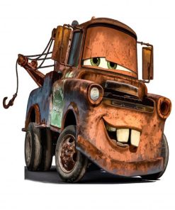 Mater Cars Movie Character Paint By Numbers