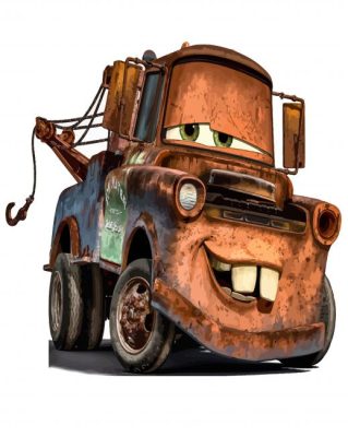 Mater Cars Movie Character Paint By Numbers