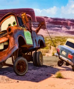 Mater Character Poster Paint By Numbers