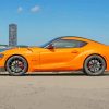 Orange Toyota Supra Mk4 Paint By Numbers