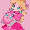 Princess Peach And Jigglypuff Paint By Numbers