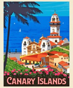 The Canary Islands Poster Paint By Numbers