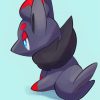 Zorua Side View Art Paint By Numbers