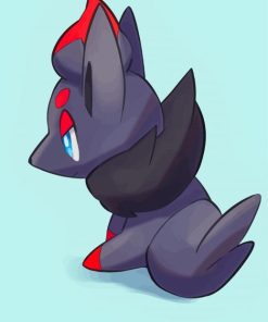 Zorua Side View Art Paint By Numbers