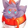 Zorua In A Cup Art Paint By Numbers