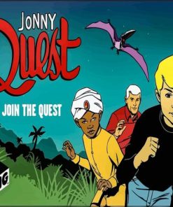 Jonny Quest Paint By Numbers