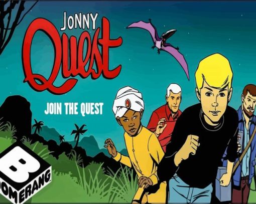 Jonny Quest Paint By Numbers