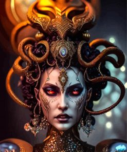 Medusa Paint By Numbers