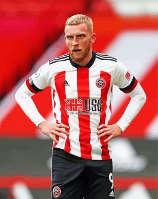 Oliver Mcburnie Sheffield United Footaller Paint By Numbers