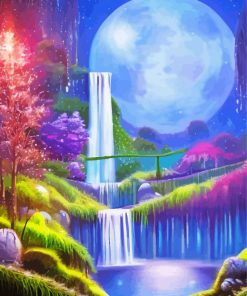 Magical Moonlight Paint By Numbers