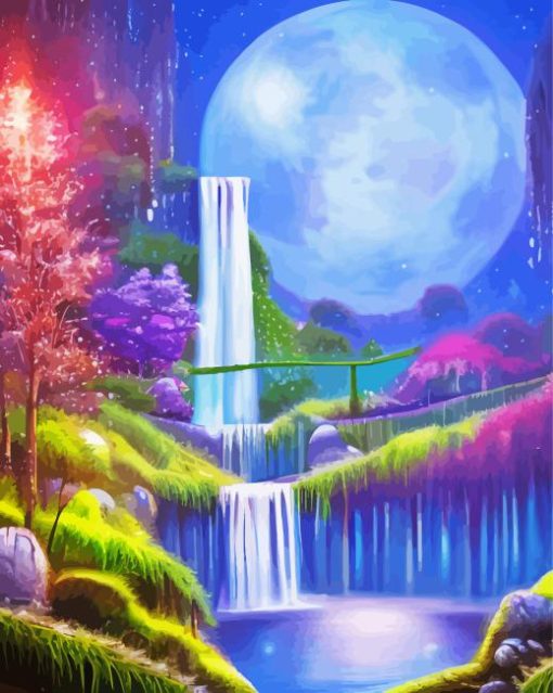 Magical Moonlight Paint By Numbers