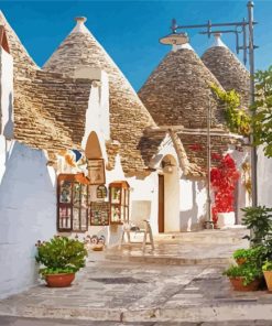 Alberobello Town Paint By Numbers