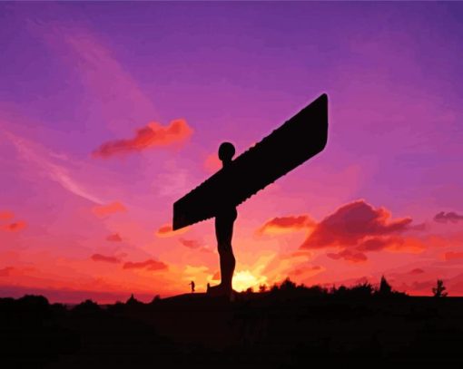 Angel Of The North Paint By Numbers