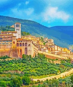 Assisi Town Paint By Numbers