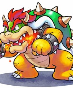 Bowser Art Paint By Numbers