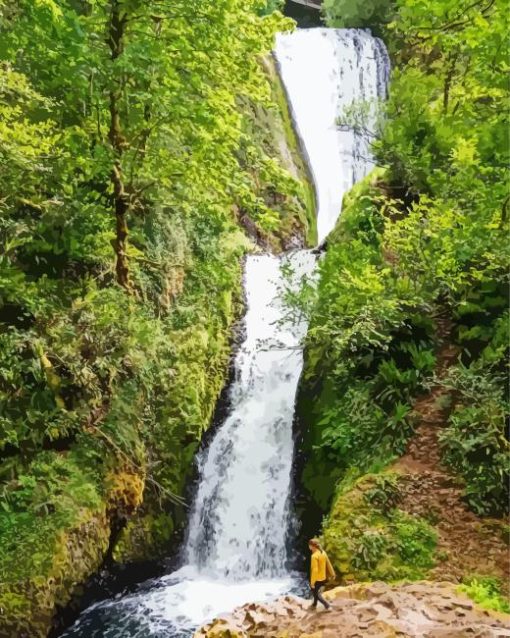 Bridal Veil Falls Paint By Numbers