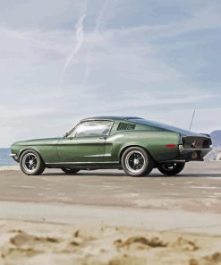 Bullitt Mustang Paint By Numbers