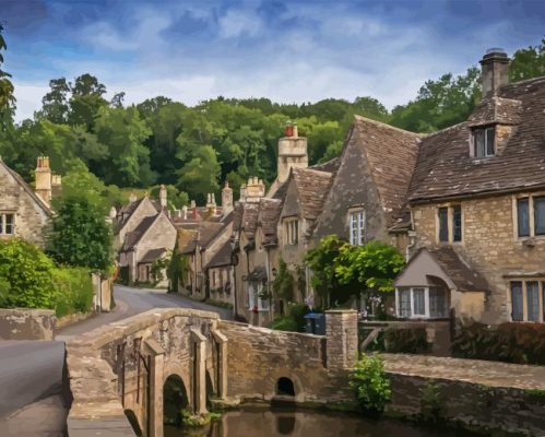 Castle Combe Paint By Numbers