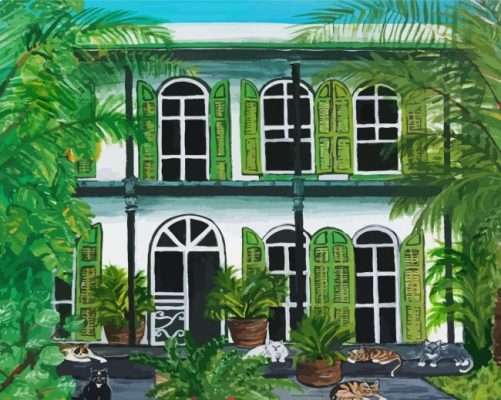 Cats Hemingway House Paint By Numbers