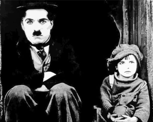 Chaplin Kid Paint By Numbers